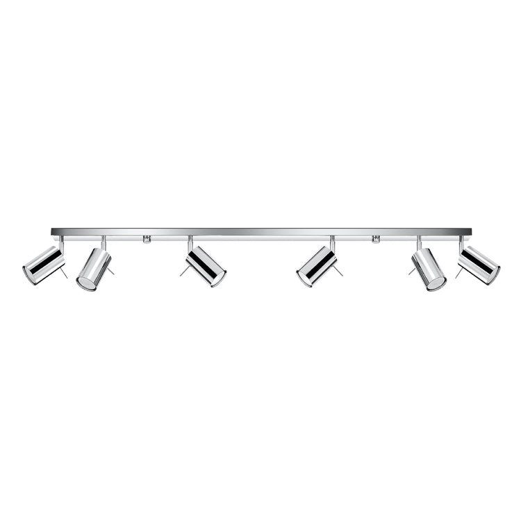 Moderne Krom Loftslampe med 6 Lyskilder - Bi Serie
