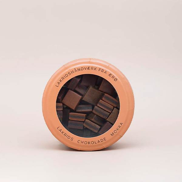 Hattesens Konfektfabrik Brun æske - Lakrids Chokolade Og Mokka  5714452000024