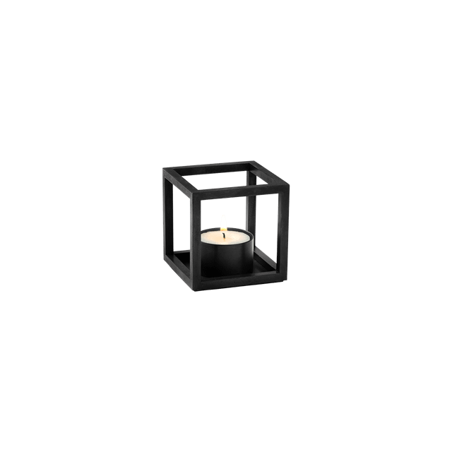 Audo Kubus T Fyrfadsstage i Sort – Elegant Designtilbud