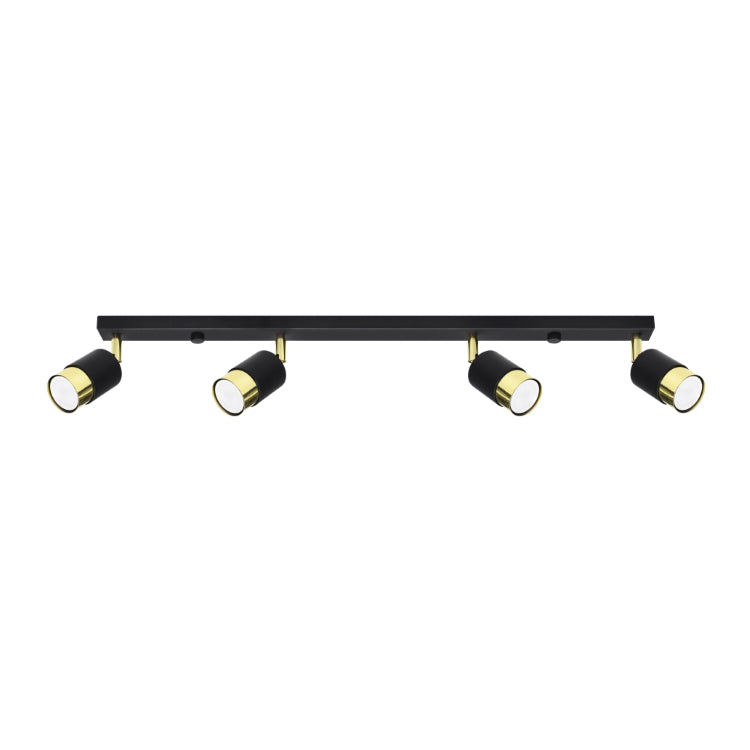 Loftslampe Nero 4 Sortguld  5903282724129