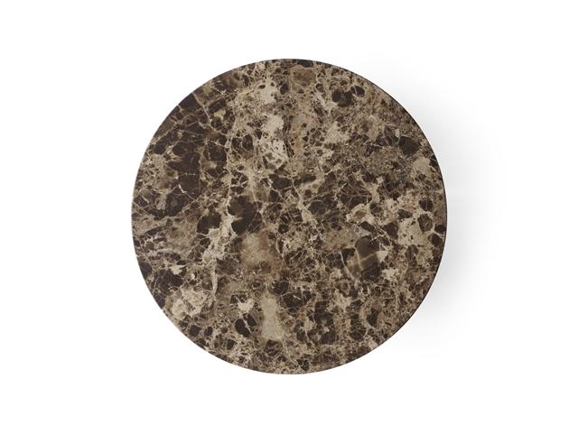 Audo Androgyne Sofabordplade i Emperador Marmor
