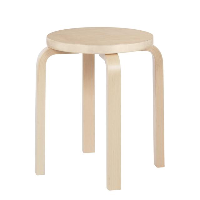 Artek E60 Birk Skammel – Alvar Aalto Designklassiker