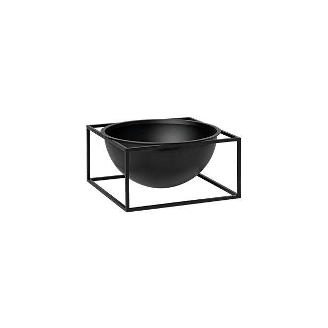 Audo Bowl Centerpiece Skål - Stor, Sort Design af Søren Lassen