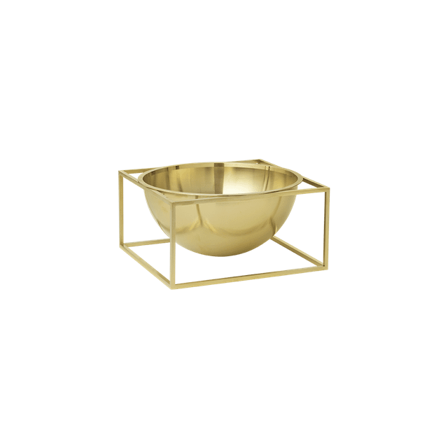 Audo Bowl Centerpiece - Stor Guldbelagt Skål fra by Lassen