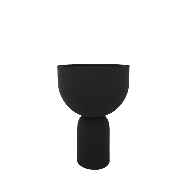 Aytm Torus Blomsterpotte 22 Cm - Sort Elegance til Dit Rum