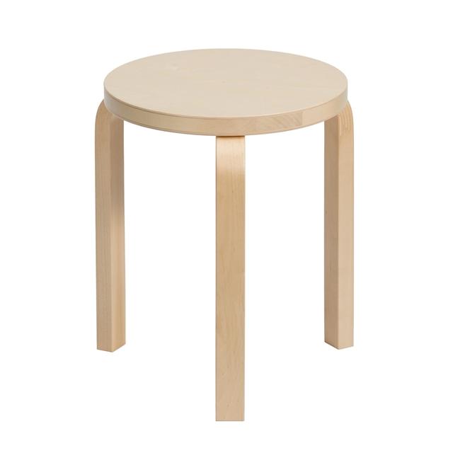 Artek 60 Skammel i Birk - Designet af Alvar Aalto