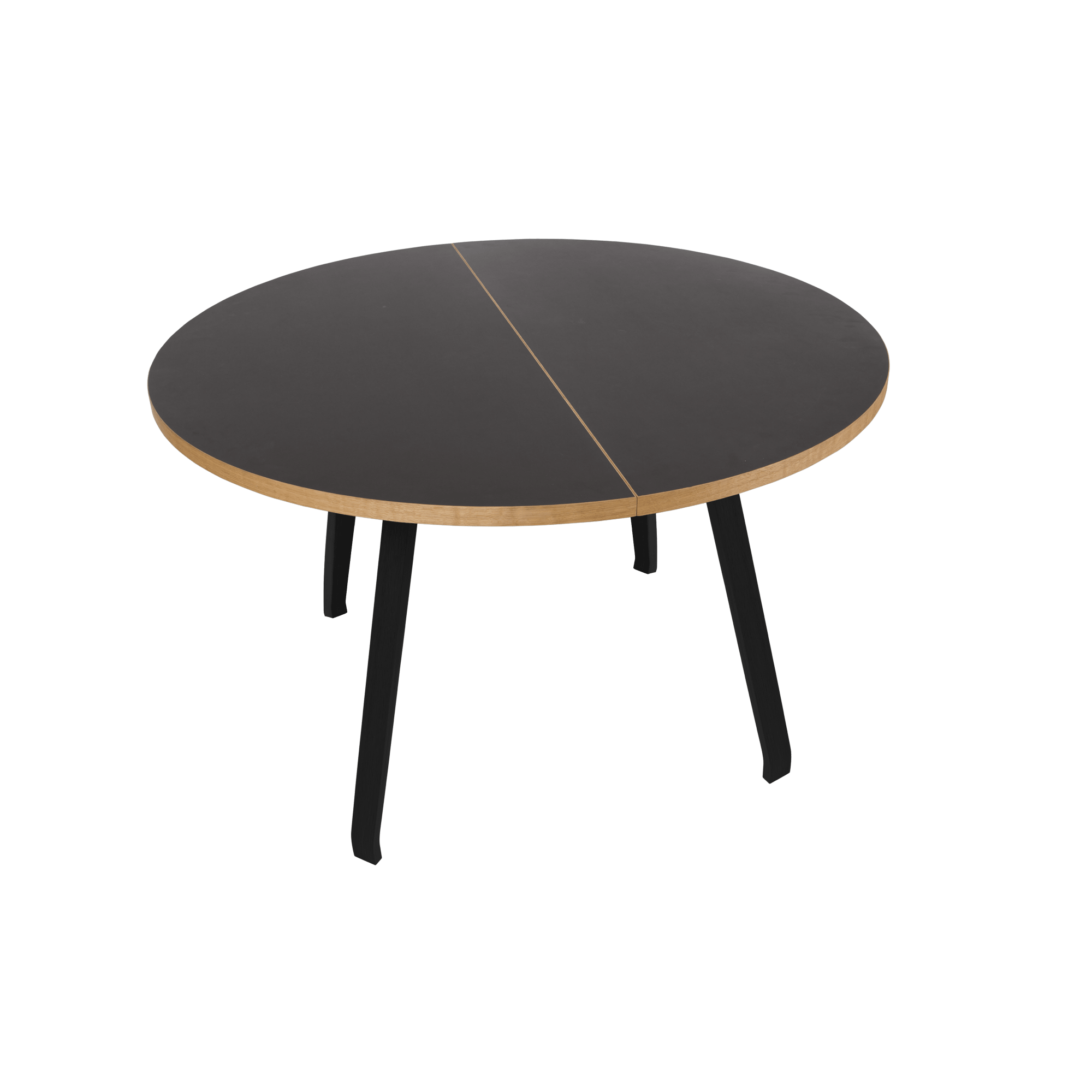 Bent Hansen Primum Spisebord - Sort Linoleum & Bøg