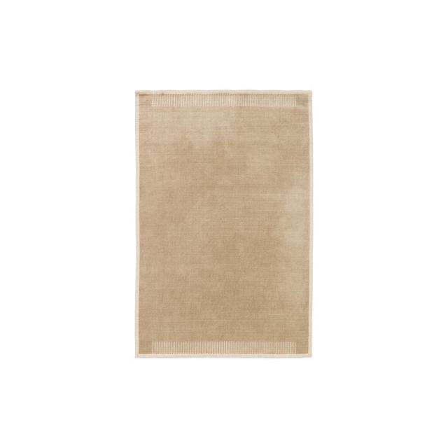 Audo Duomo Gulvtæppe 270x270 i Limestone Beige - Luksus!