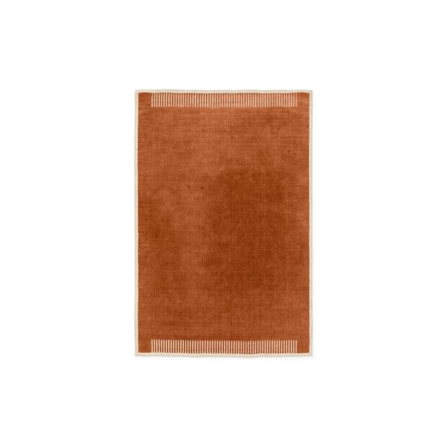 Audo Duomo Gulvtæppe i Terracotta Rød – Tidløs Elegance