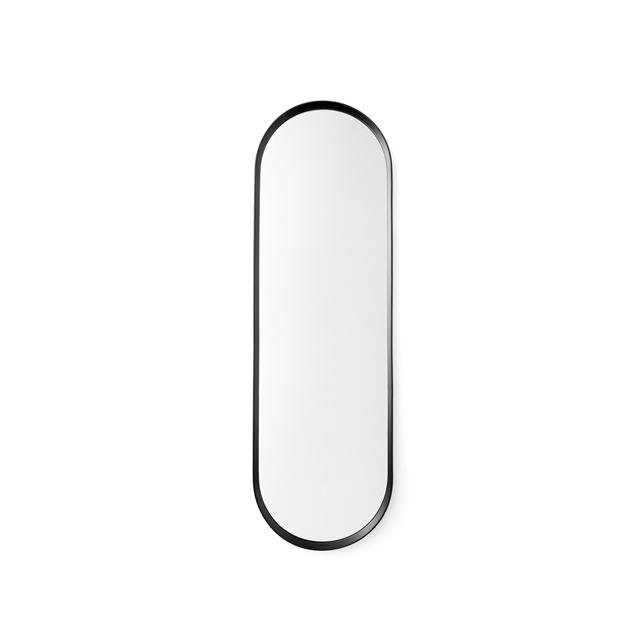 Audo Norm Ovalt Vægspejl i Sort - Elegant Design