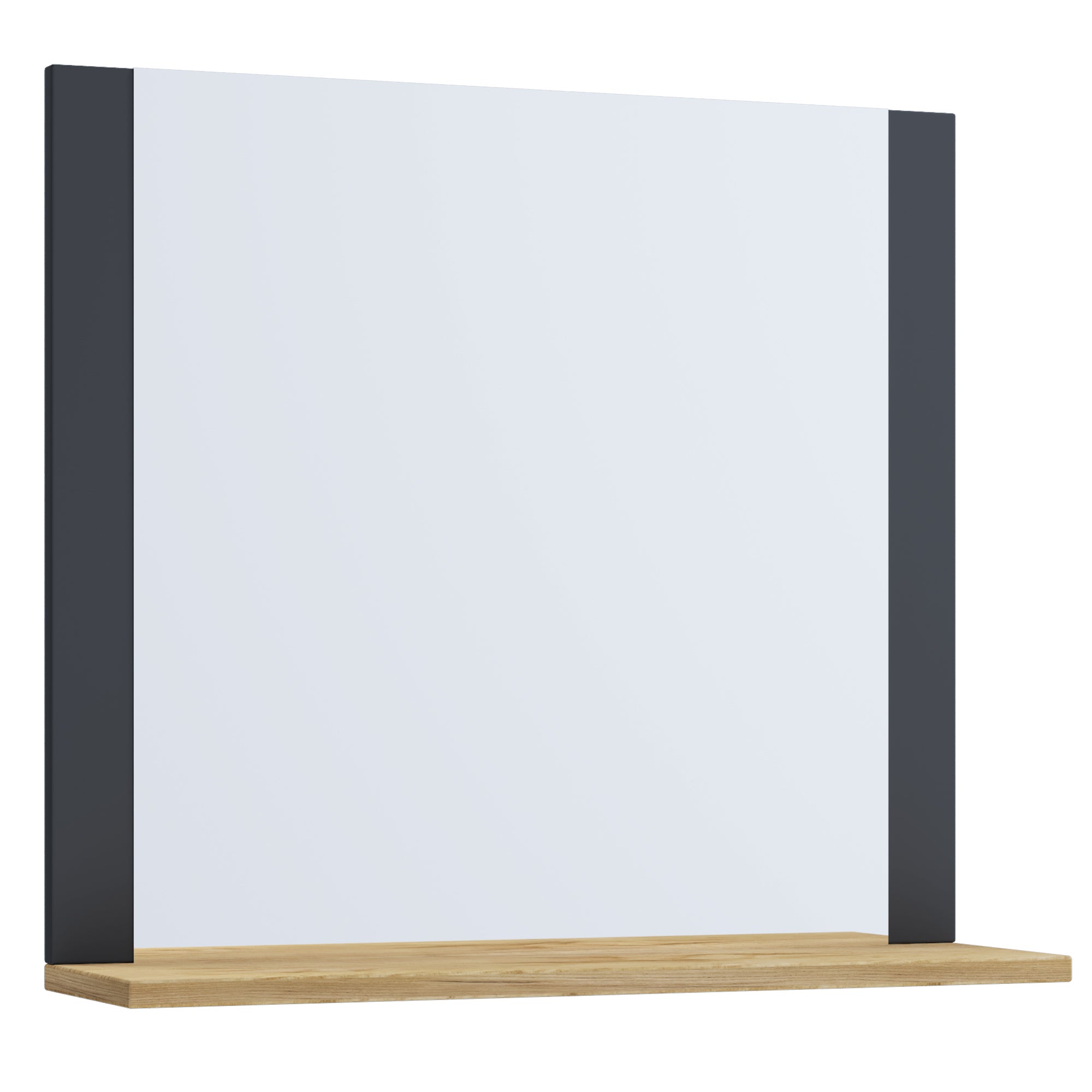 Mini Spejl 60 cm - Antracit/Ege Honning, Lendas Serie