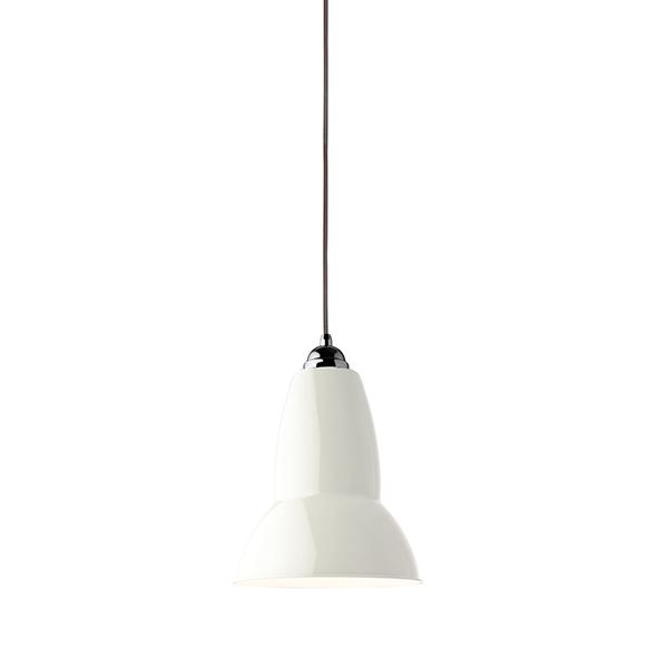 Anglepoise 1227 Midi Pendel i Linned Hvid - Ikonisk Design
