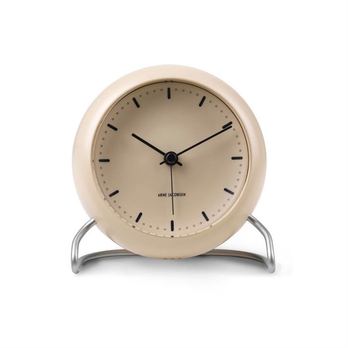 Arne Jacobsen City Hall Bordur - Sandy Beige - Stilfuld Ure