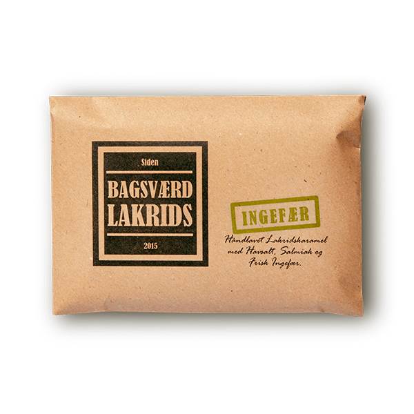 Håndlavet Bagsværd Lakrids med Ingefær - Unik Smag