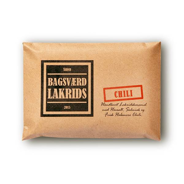 Bagsværd Lakrids Plade - Chili med Habanero Smag
