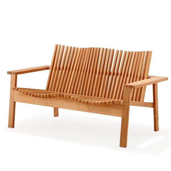 Cane-line Amaze Havebænk - Teak  5711877046545