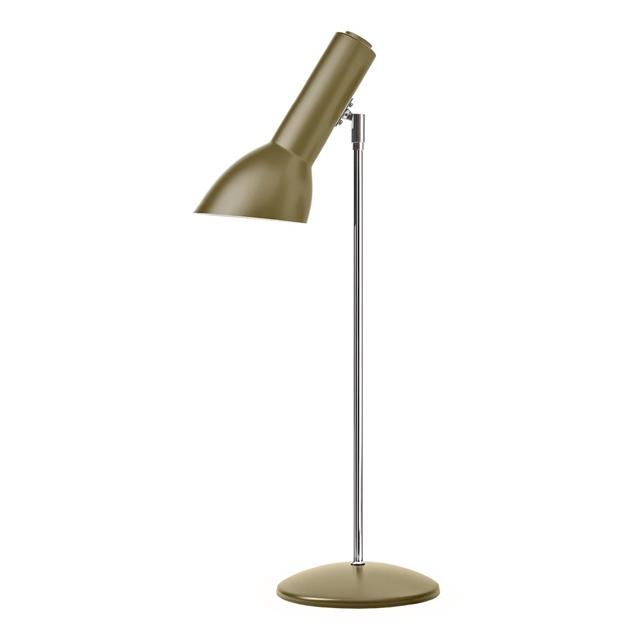 Oblique Bordlampe i Oliven Grøn – Tidløs Klassisk Design