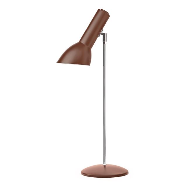 Oblique Bordlampe i Tegl Rød - Designet af Tom Stepp