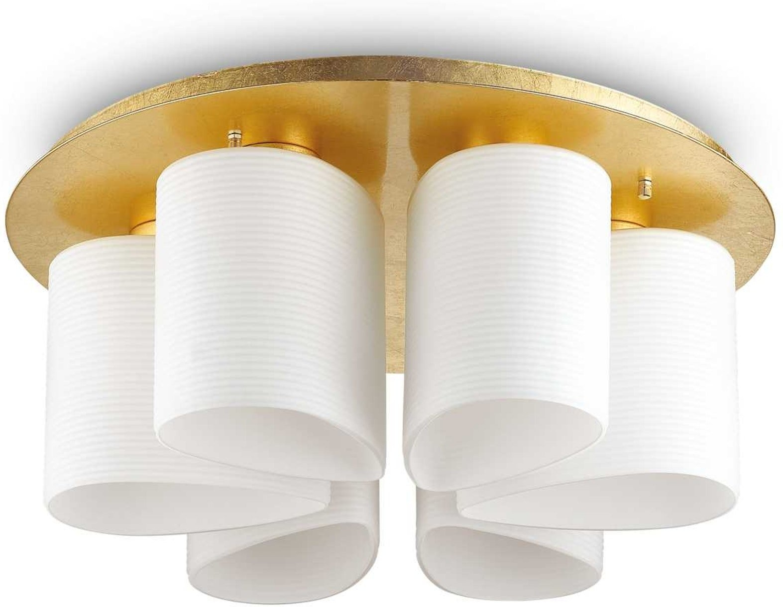 Loftslampe Ideal Lux Daisy 60 cm i Bladguld - Elegant Design