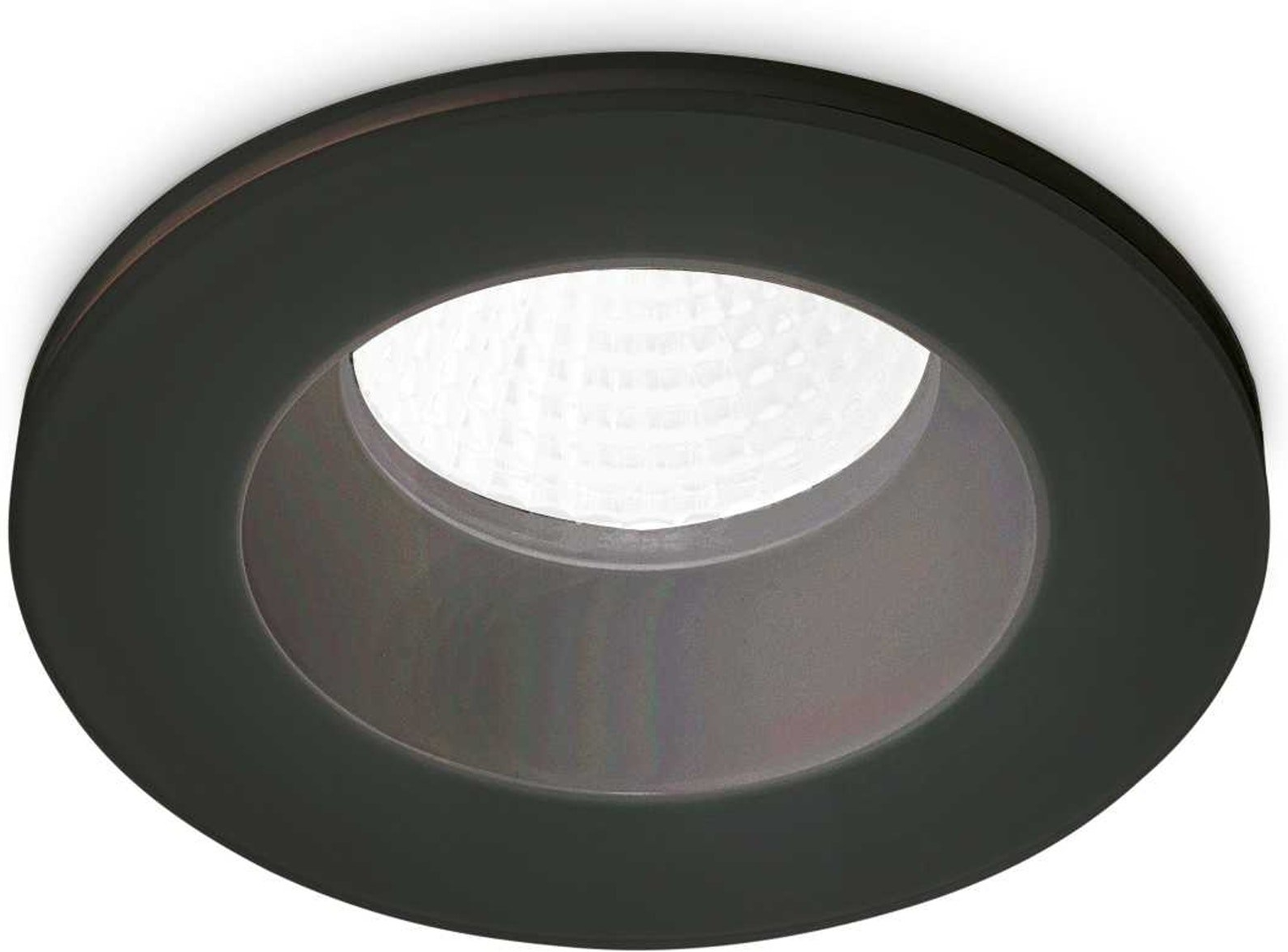 Indbygningslampe Ideal Lux Room-65 LED - Sort Downlight 98mm