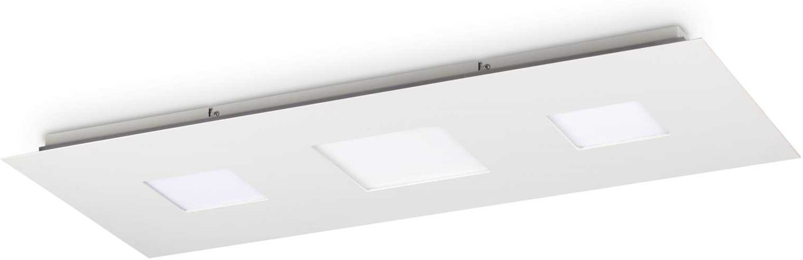 Dæmpbar Led-loftlampe Ideal Lux Relax 65w 6100 Lm Mat Hvid 90?40 Cm  8021696255934