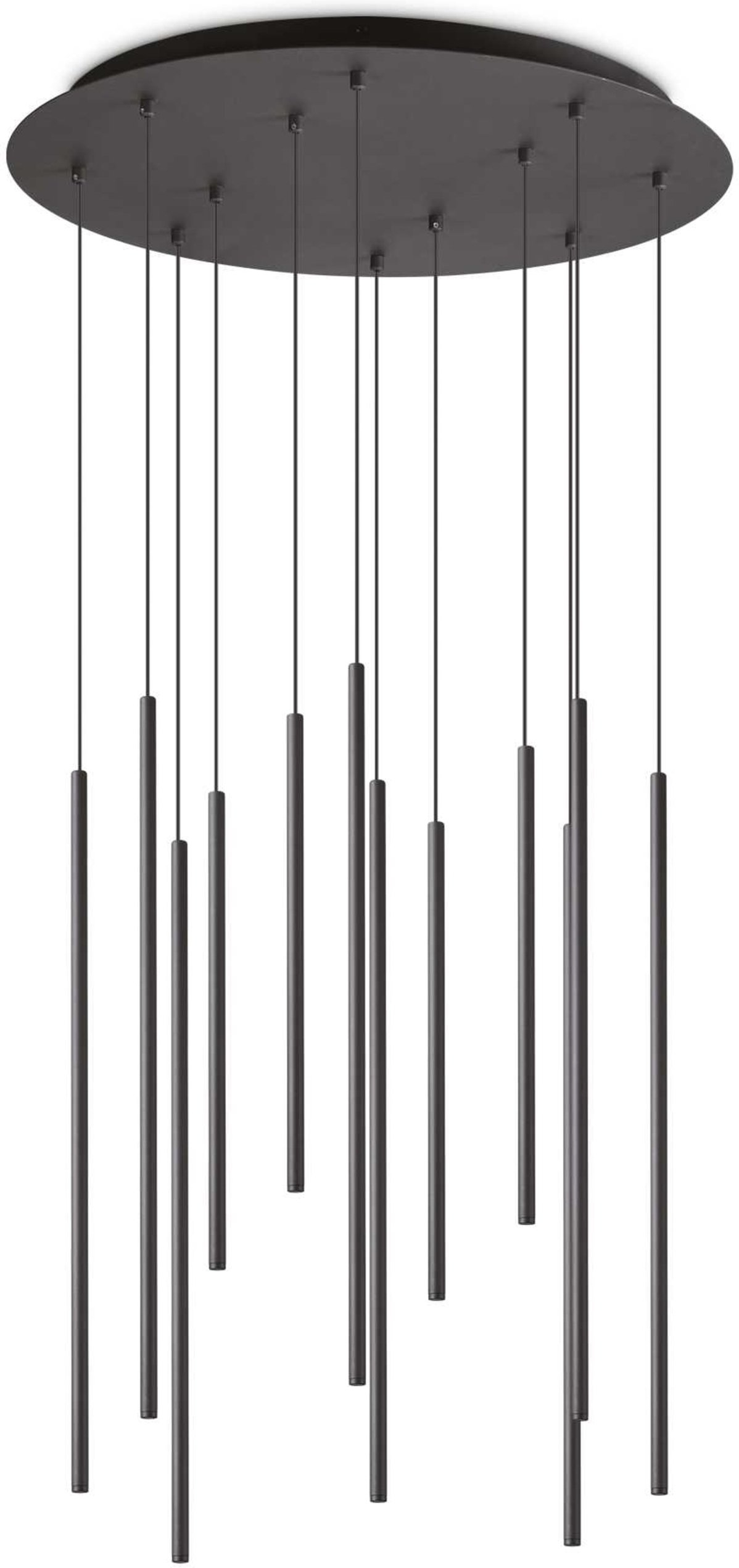 Filo Pendellampe fra Ideal Lux - Justerbar LED i Sort