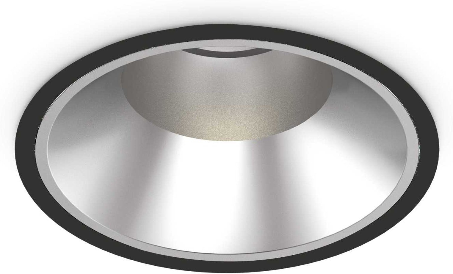 Indbygningslampe Ideal Lux Off - Sort LED 4800 Lm, 4000 K