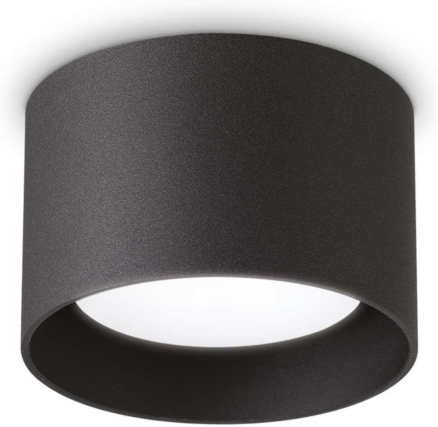 Stilren Loftslampe Ideal Lux Spike i Sort Metal med LED 3000K