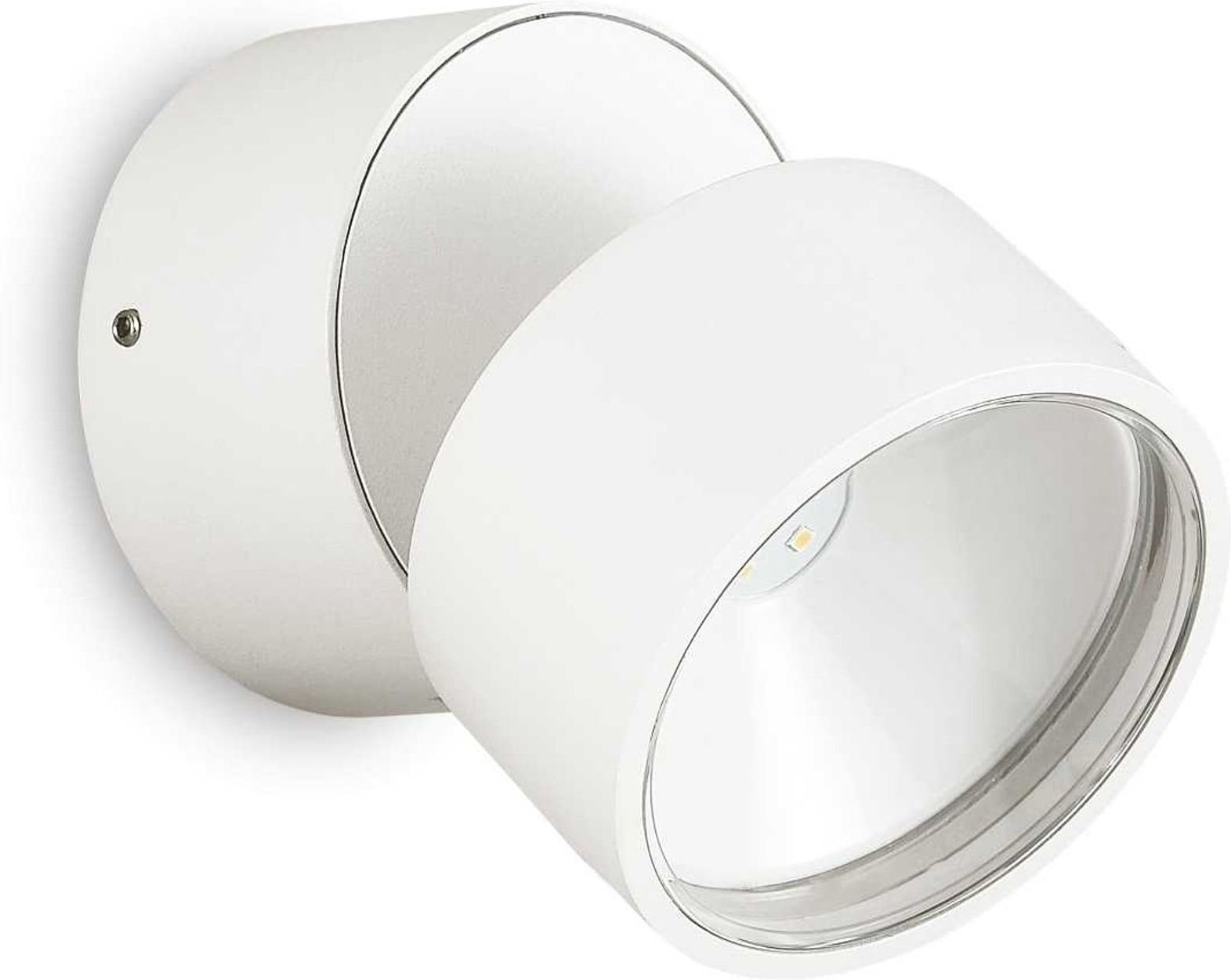 Udendørs Væglampe Omega Round - Elegant Hvid 7W LED