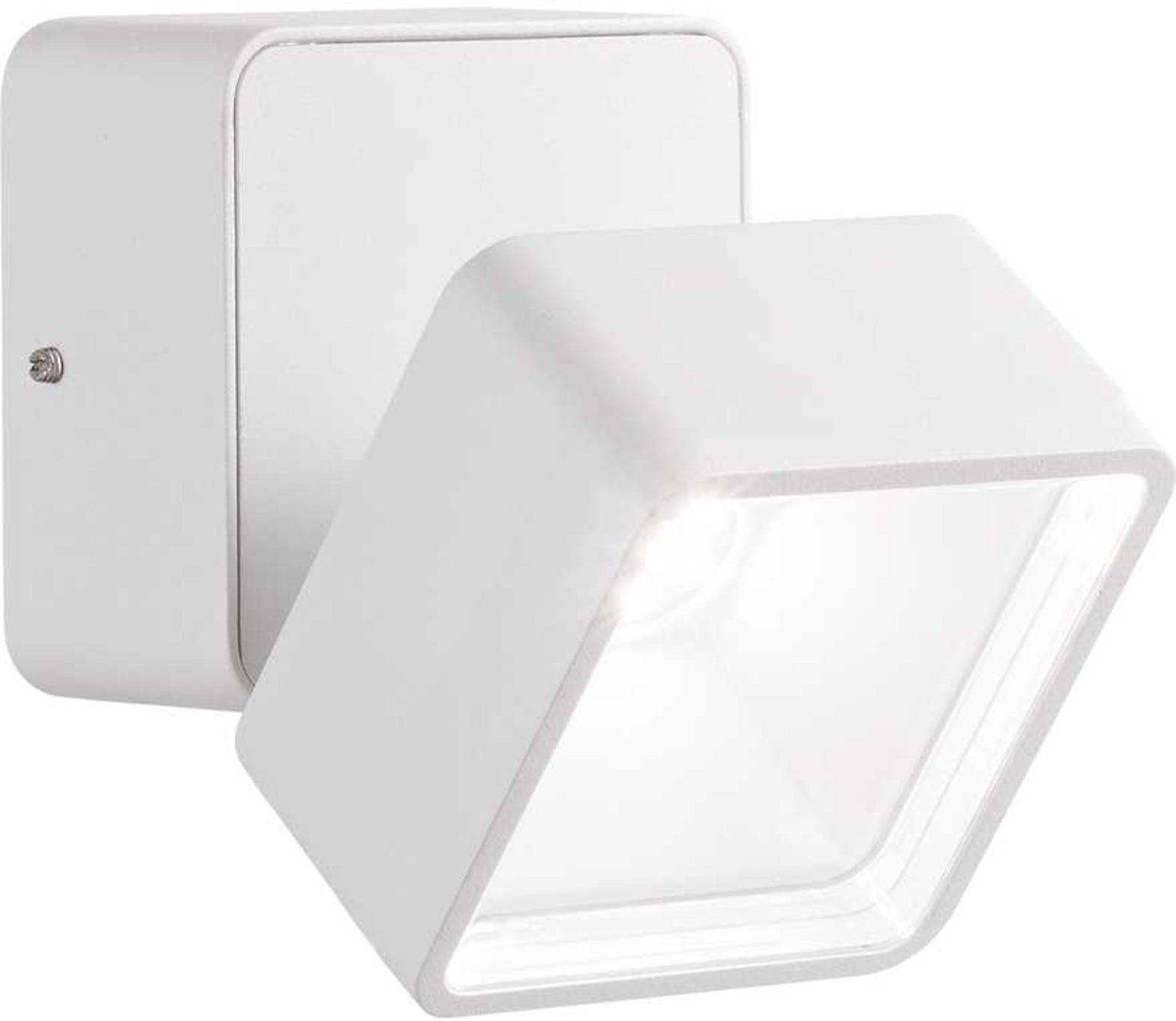 Elegant Udendørs Væglampe Omega Square Hvid 7W LED