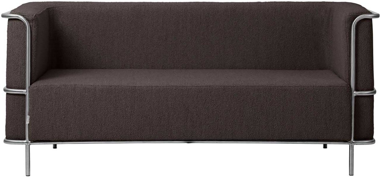 2-personers Sofa Kristina Dam Modernist Boucl? Brun H70xb77xl164 Cm  5710688978915
