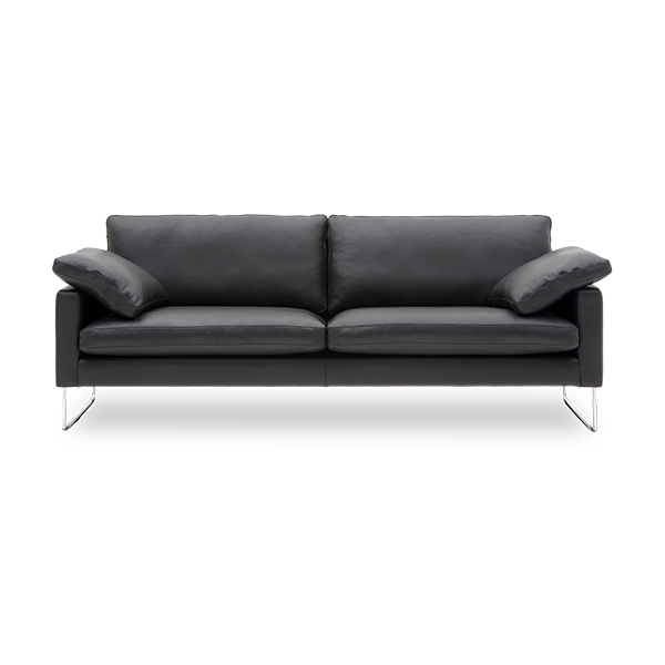 Nielaus Handy Lædersofa - 3 Personer med Dansk Design