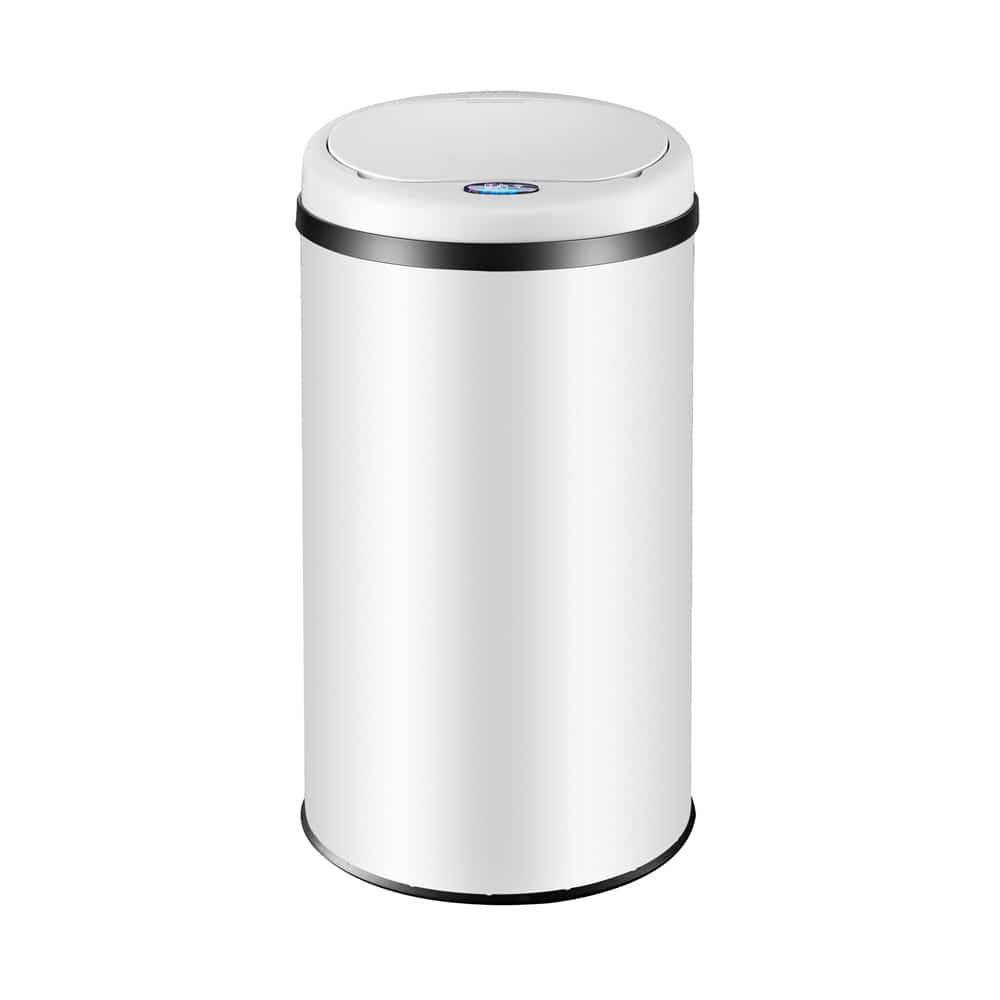 Sensor Affaldsspand i Rustfrit Stål 30L - Hvid