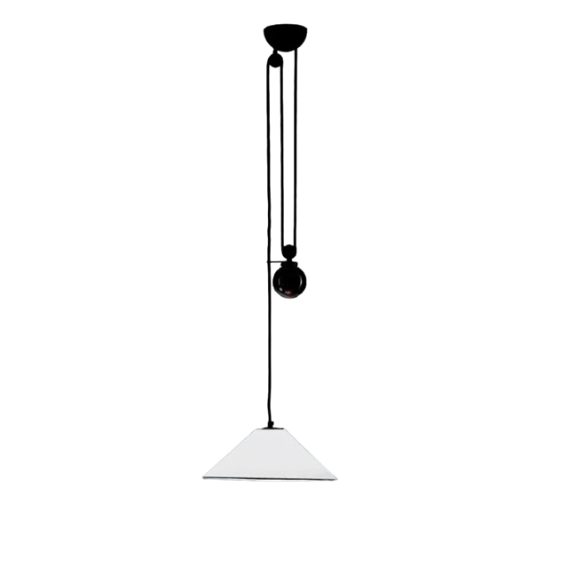 Artemide Aggregato Saliscendi Pendellampe Ø38 Hvid