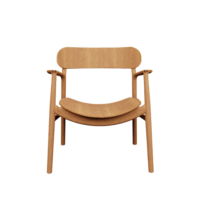 Bent Hansen Asger Lænestol i Oileret Eg - Komfortabel Design