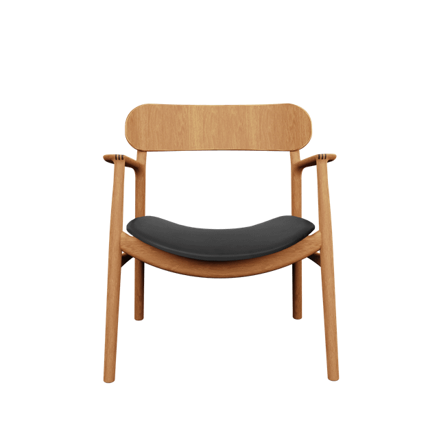 Bent Hansen Asger Lænestol i Oileret Eg - Komfortabel Design