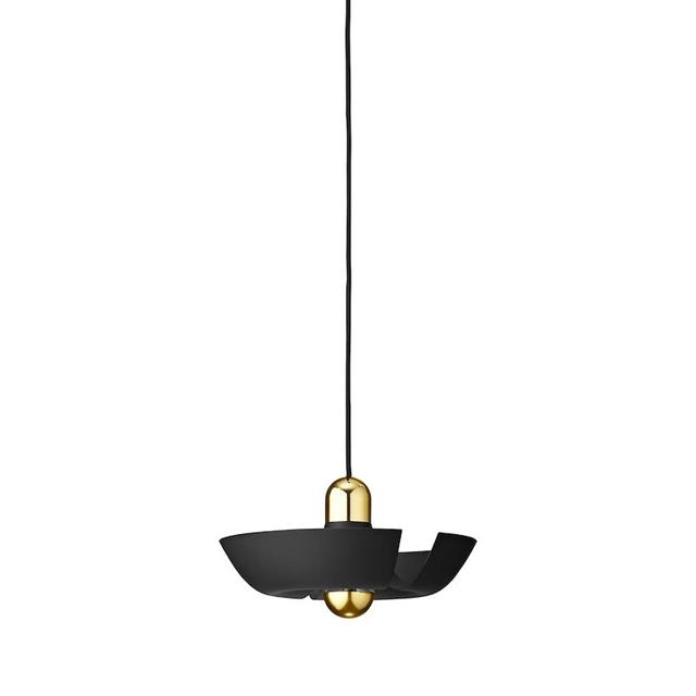 Aytm Cycnus Pendel Lille - Elegant Sortguld Belysning