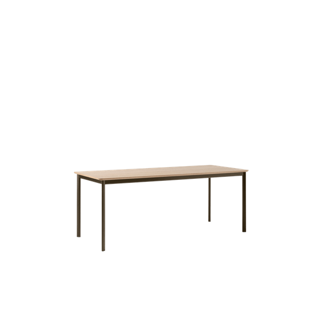 &Tradition Drip Spisebord L193 i Sortklarlakeret Eg