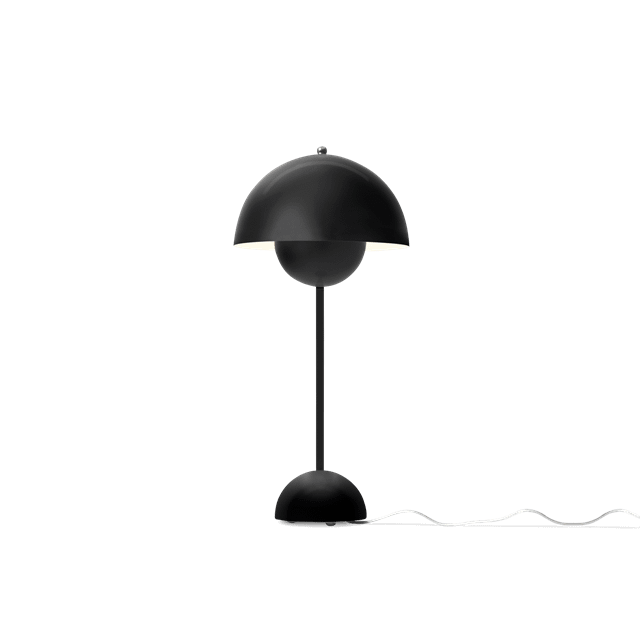Tradition Flowerpot Vp3 Bordlampe - Mat Sort Retro Design