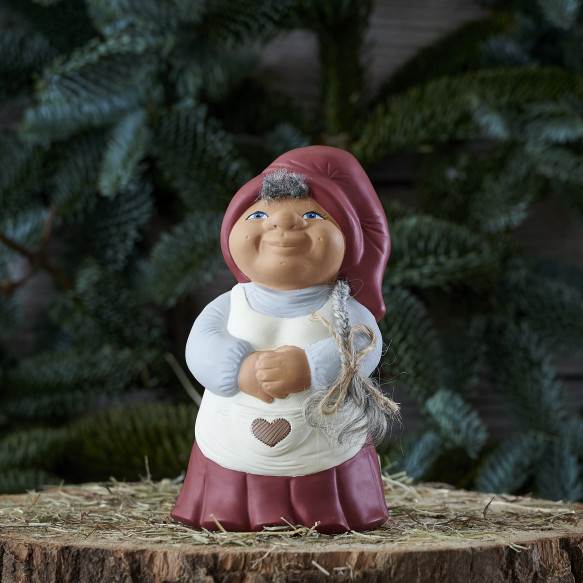 Klarborg Nisse Martine - Gæstfri Julefigur 18 cm