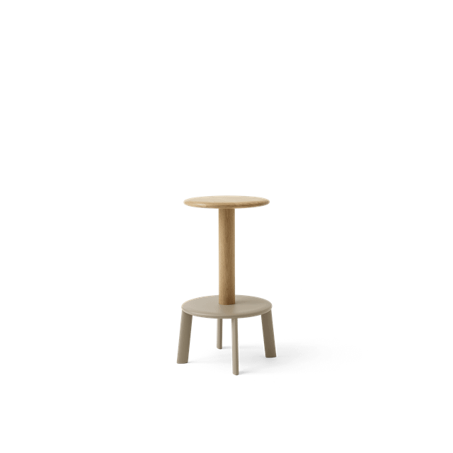 &Tradition Massif AV39 Barstol i Eggrå Beige - Skandinavisk Design