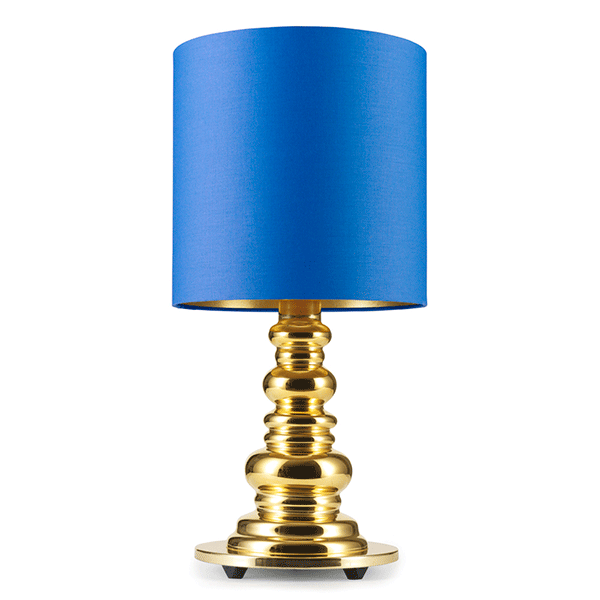 Design By Us PUNK DeLuxe Bordlampe i Blå - Unik Belysning