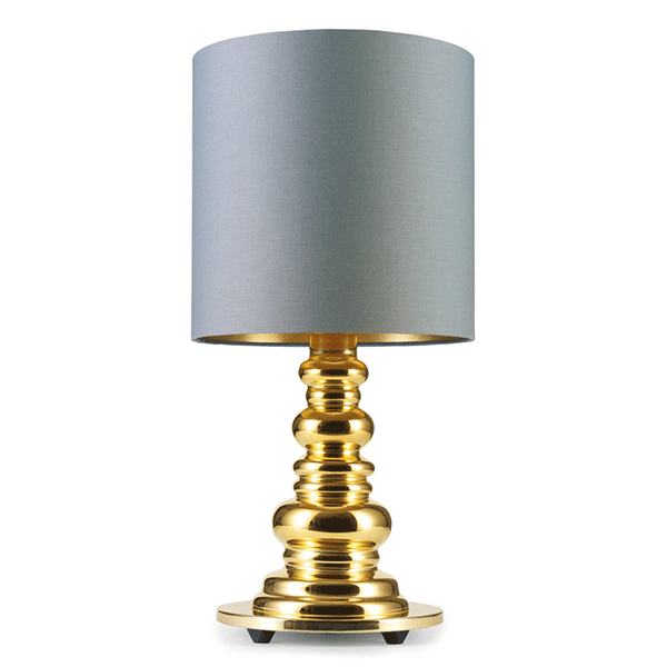 Design By Us PUNK DeLuxe Bordlampe - Unik Belysning i Grå