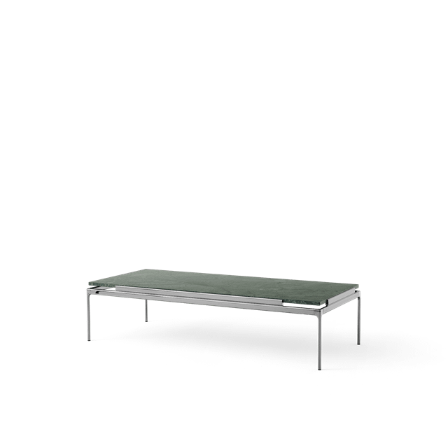 &Tradition LN12 Sofabord i Verde Guatemalemørk Krom