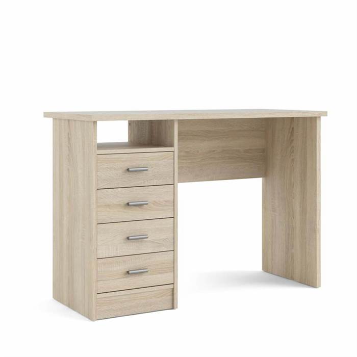 Tvilum Function Plus Skrivebord med 4 Skuffer - Eg Struktur