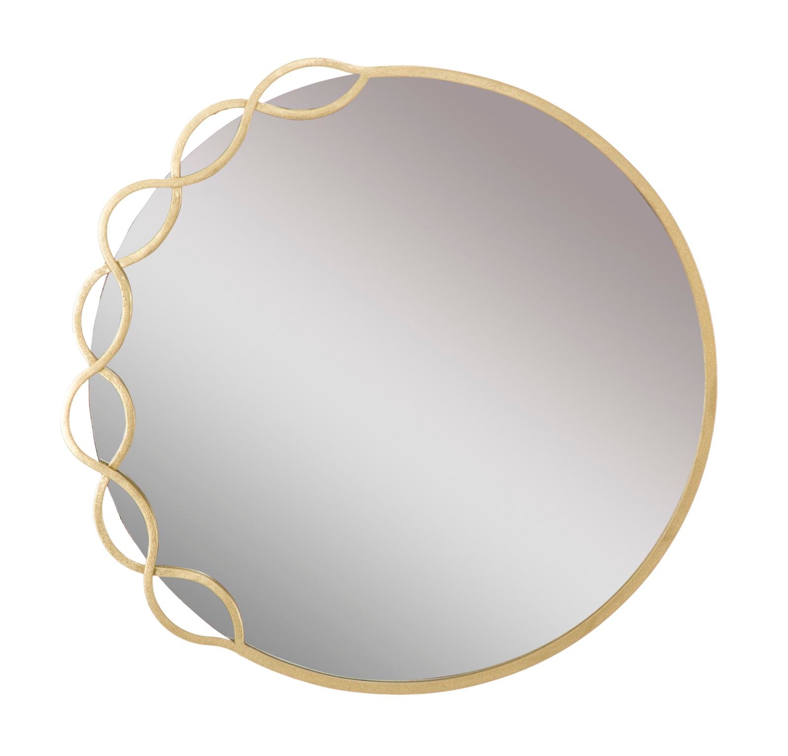 Glam Spejl i Glas og MDF – Elegant Design til Dit Hjem