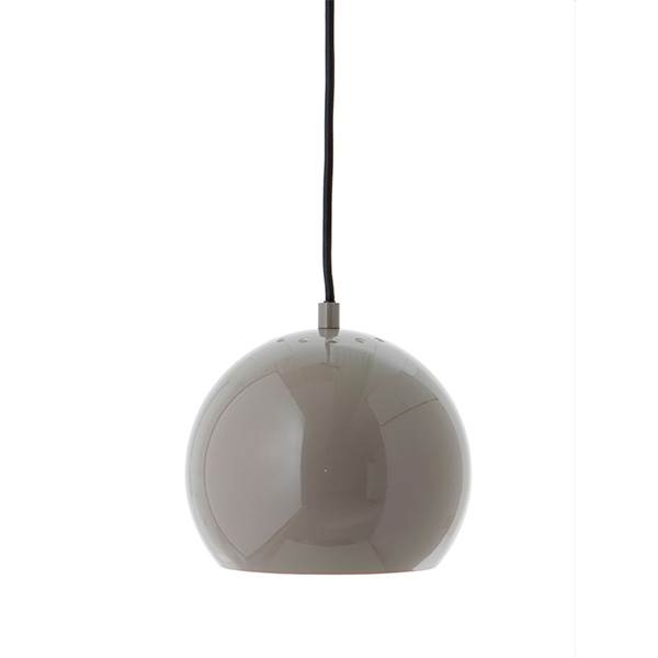 Frandsen Ball Pendel ø18 - Glansfuld Varm Grå Lampe