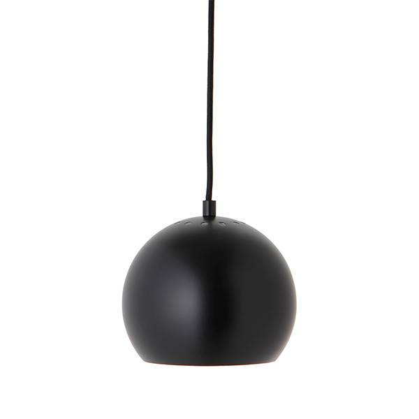 Frandsen Ball Pendel Ø18 - Matt Black Lampe til Hjemmet