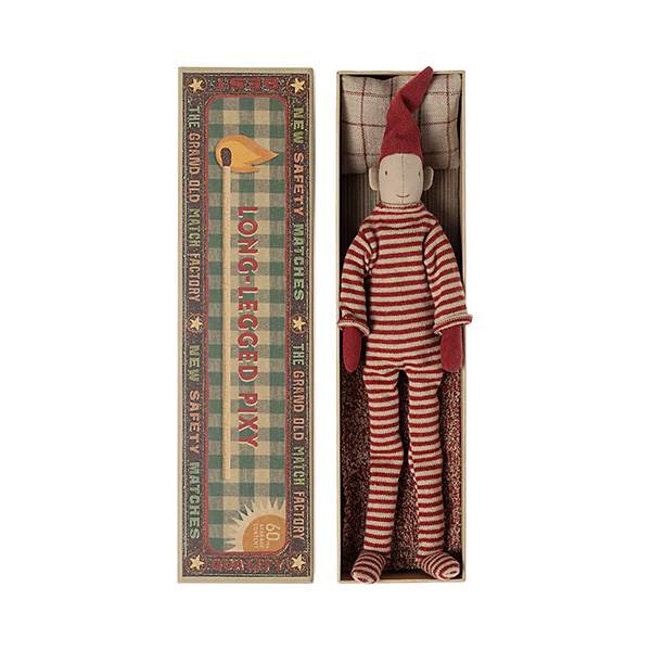 Maileg Jul - Langbenet Nisse I Tændstikæske Lille  5707304136958