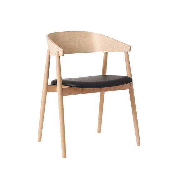 Andersen Furniture AC2 Spisebordsstol i Bøg - Hvid Mat Lak